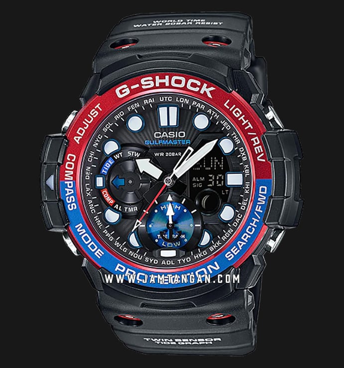 Casio G-Shock GULFMASTER GN-1000-1AJF Black Digital Analog Dial