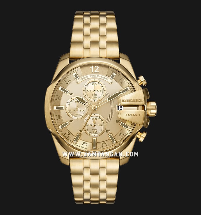 Diesel Baby Chief DZ4565 Chronograph Gold Dial Gold Stainless