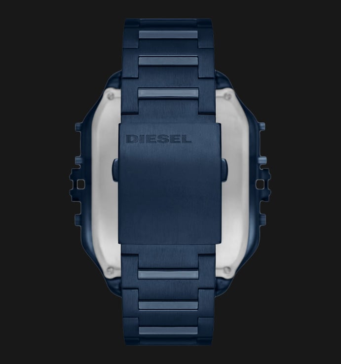 Diesel Clasher DZ7464 Digital Analog Dial Blue Stainless Steel