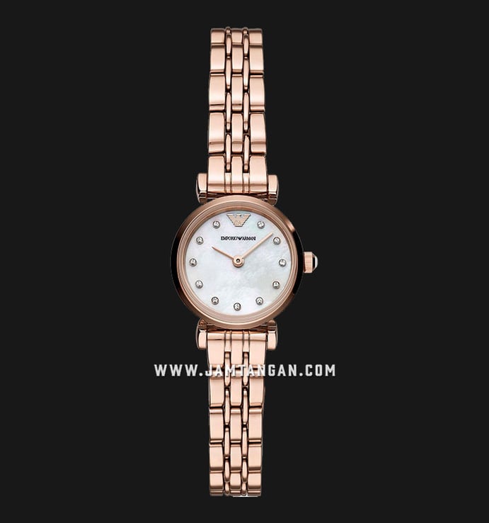 Emporio Armani AR11203 Ladies Mother Of Pearl Dial Rose Gold