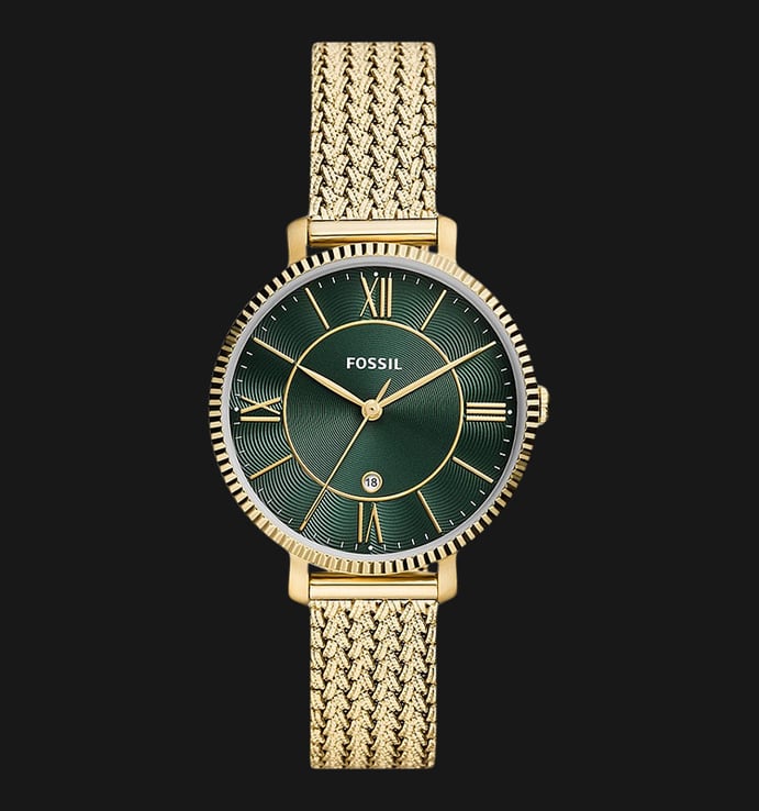 Fossil Jacqueline ES5242 Green Dial Gold-Tone Stainless Steel