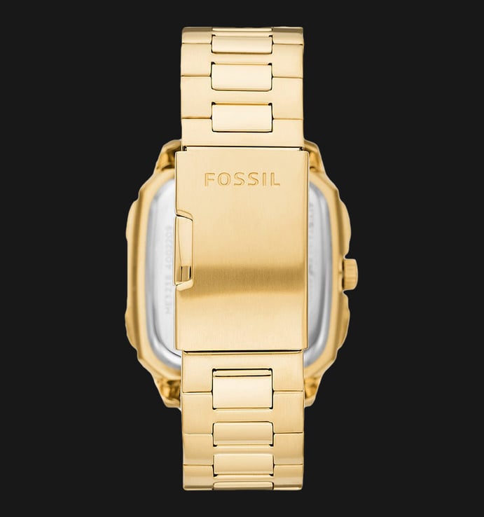 Fossil Inscription ME3239 Automatic Open Heart Dial Gold Stainless