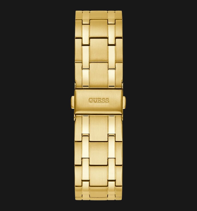 Guess Premier Gold GW0330G2 Steel Black Dial Strap Sunray Stainless
