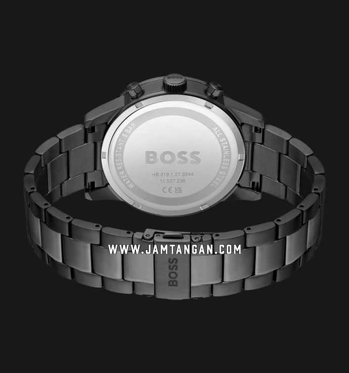 Hugo Strap Dial Stainless Grey Steel Allure Chronograph Men Grey 1513924 Boss