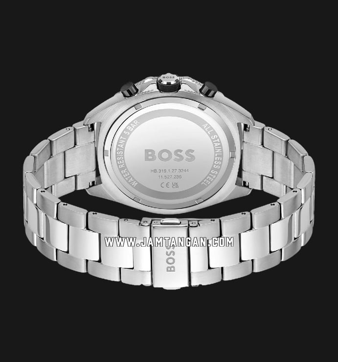 Hugo Boss Energy 1513971 Chronograph Black Dial Stainless Steel Strap