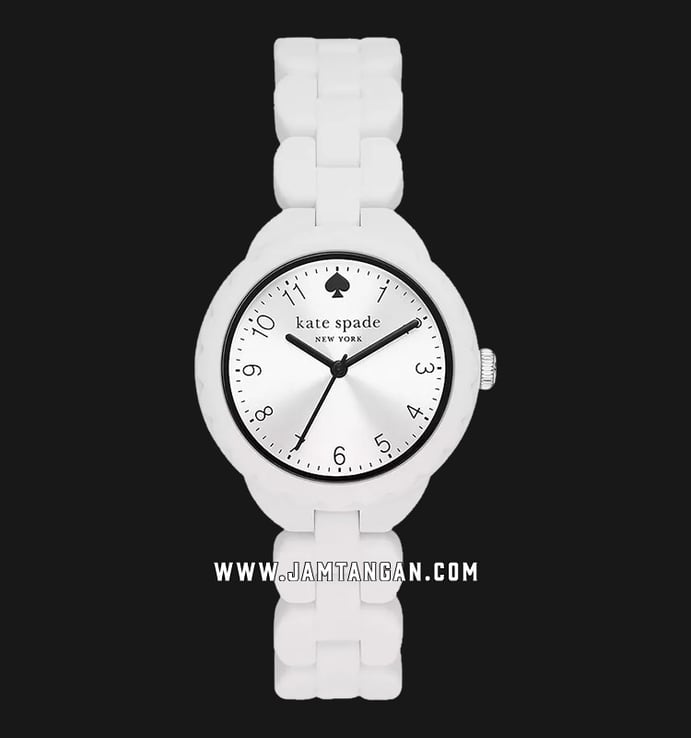 Kate Spade Morningside KSW1794 Ladies White Dial White Silicone