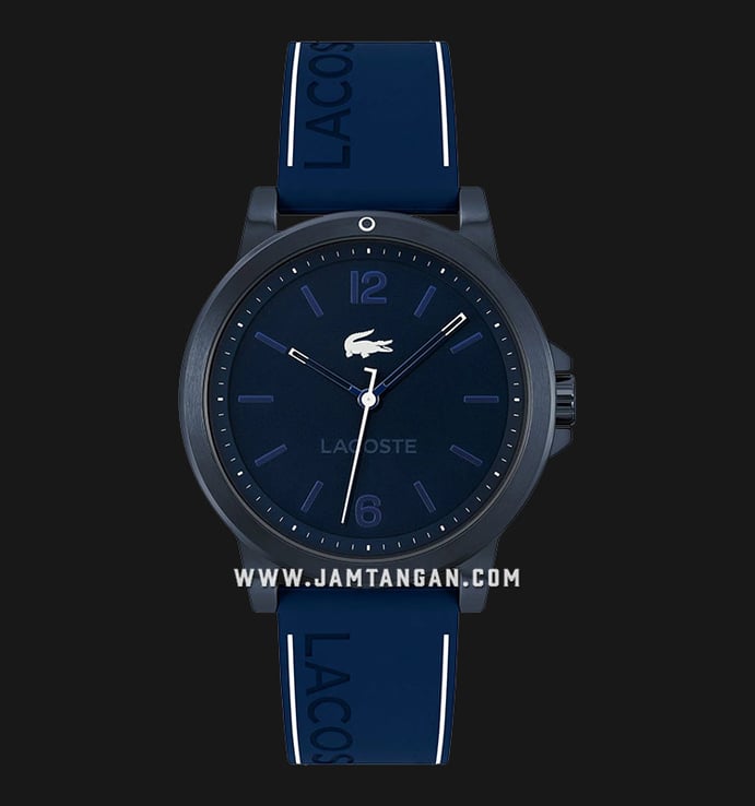 Lacoste Court 2011181 Men Analog Blue Dial Navy Strap Navy Silicone Blue