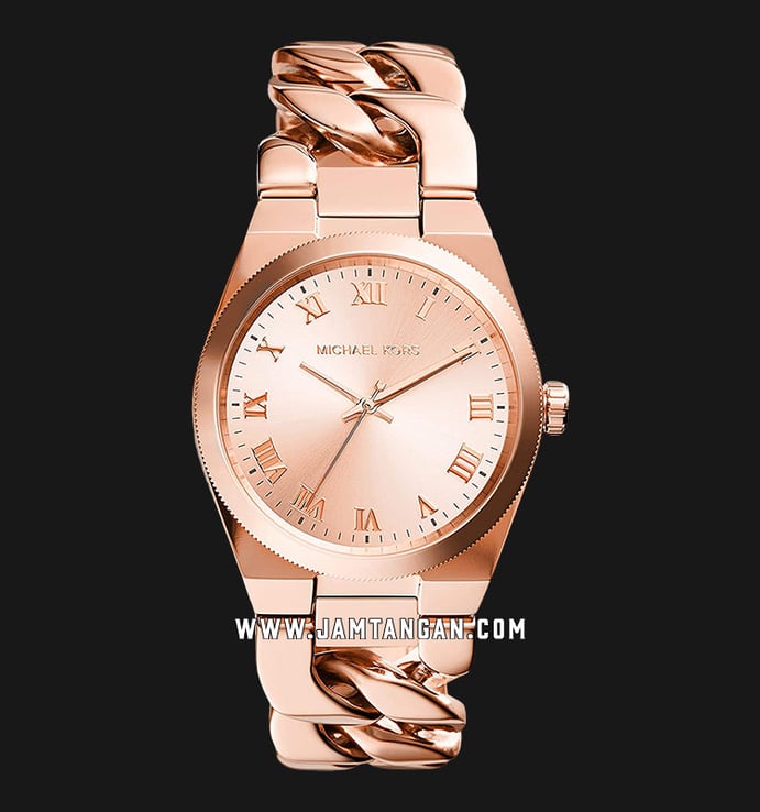 Michael Kors Channing MK4564 Ladies Rose Gold Dial Rose Gold