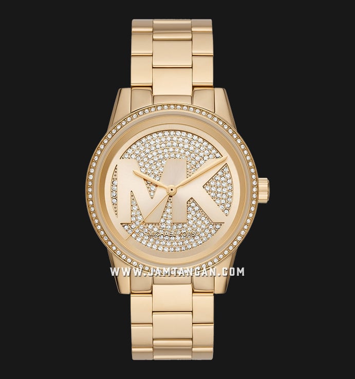 Michael Kors Ritz MK6862 Ladies Gold With Crystal Dial Gold