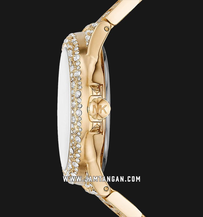 Michael Kors Camille MK6958 Ladies Gold Dial Gold Full Diamond
