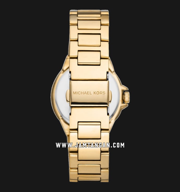 Michael Kors Camille MK7255 Ladies White Dial Gold Stainless Steel