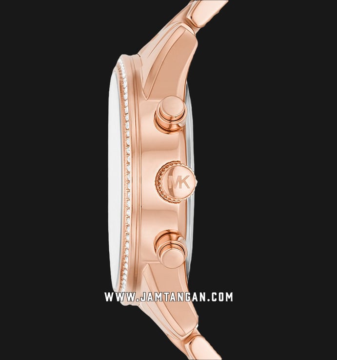 Michael Kors Ritz MK7302 Chronograph Rose Gold Dial Rose Gold