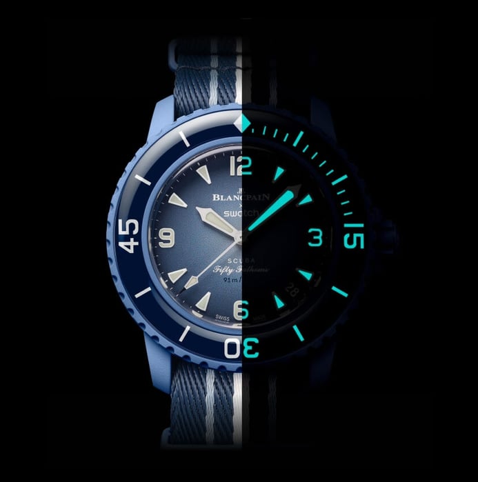 Blancpain x Swatch Bioceramic Scuba Fift - 時計