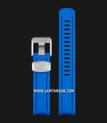 Strap Crafter Blue Sumo CB02-Sumo-RoyalBlue 20mm Curved End Rubber Strap - Seiko Type Sumo-1