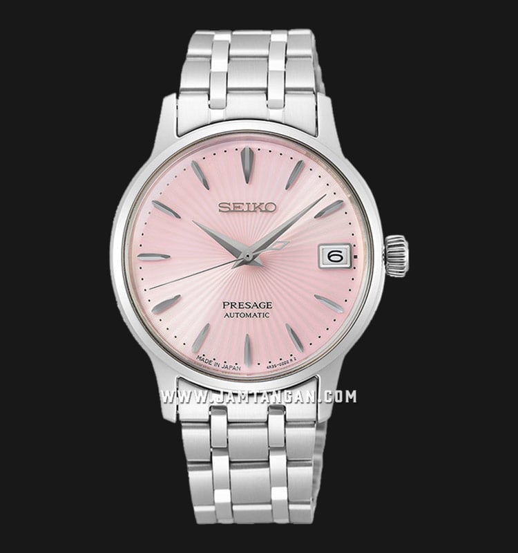 Seiko Presage SRP839J1 Cocktail Cosmopolitan Automatic Pink Dial Stainless  Steel Strap 