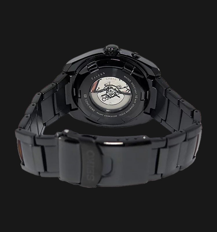 Seiko Prospex SUN047P1 Land Kinetic GMT 100M Black Dial Black Stainless  Steel Strap | Jamtangan.com